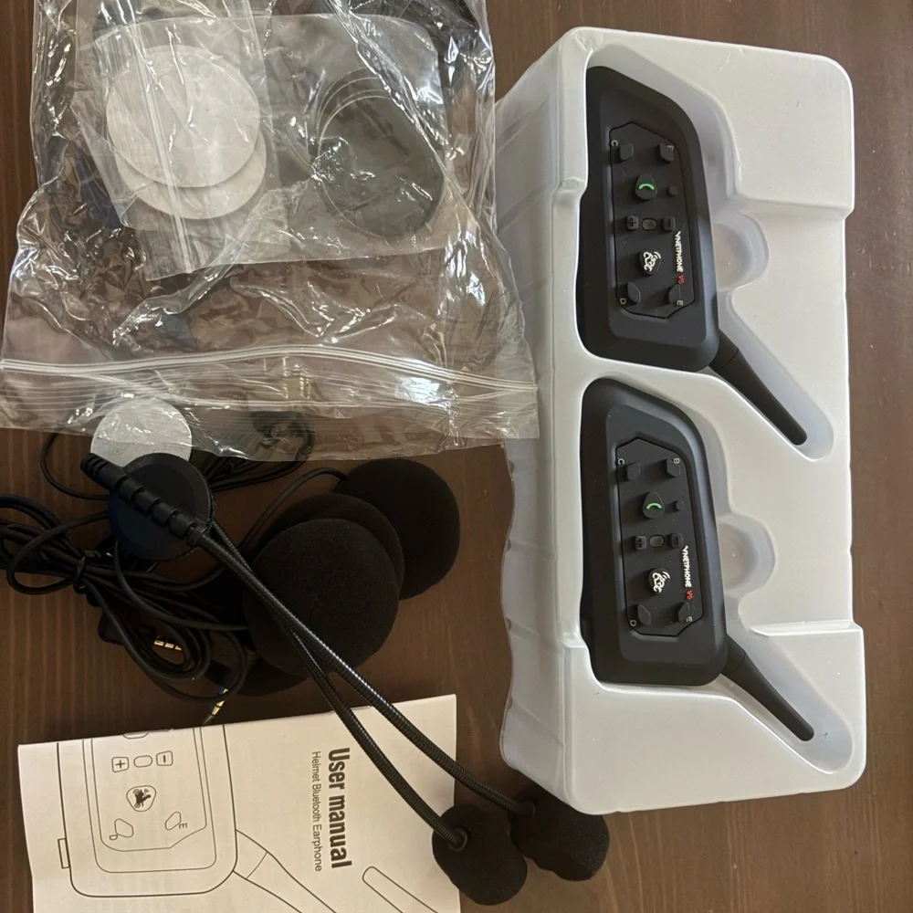 Riders by Lee Motorcycle Bluetooth Headset Kit - Black